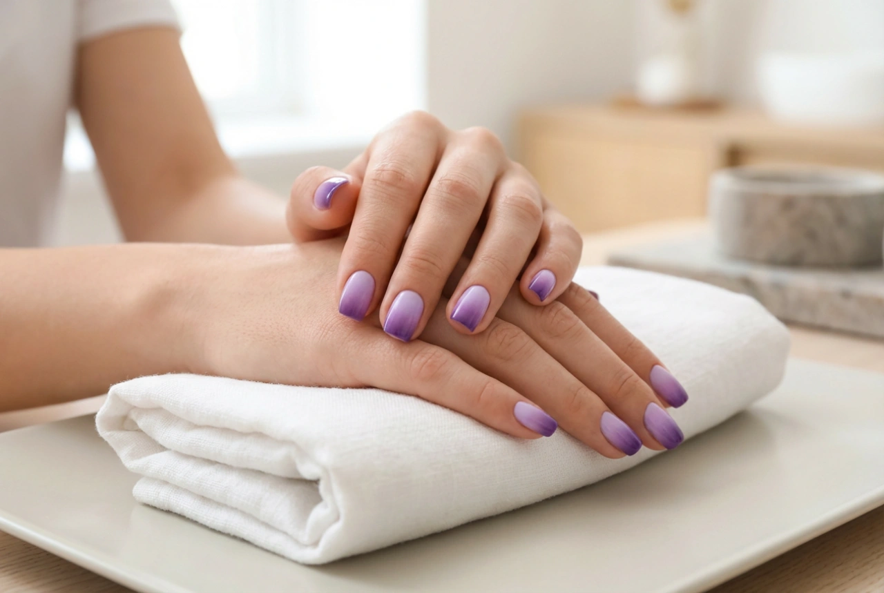 Ongles ombrés violets : comment obtenir un dégradé harmonieux