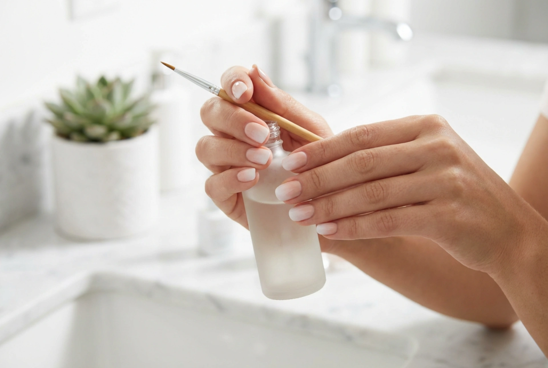 Ongles ombré clairs : un effet subtil au quotidien en quelques étapes