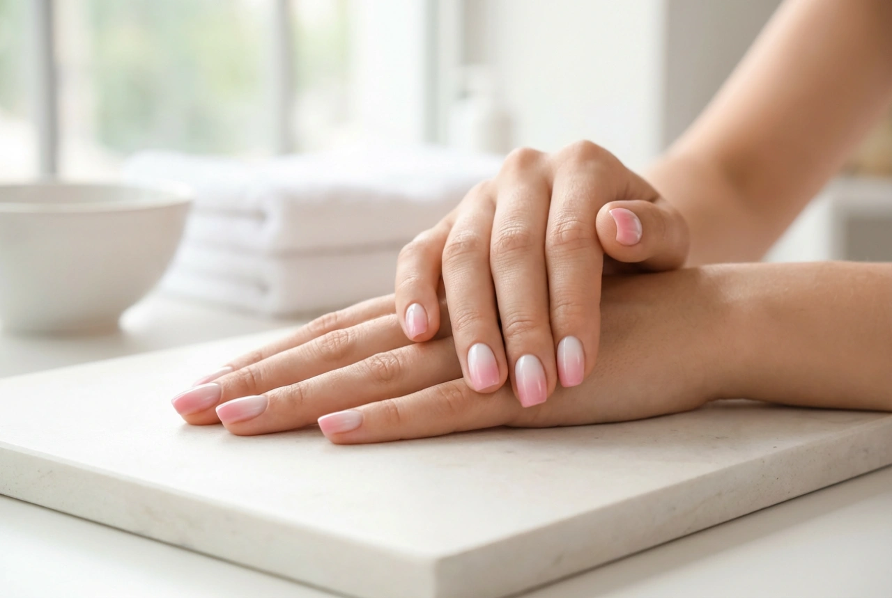 Ongles en gel ombré : l'art du dégradé avec des gels de construction et de couleur