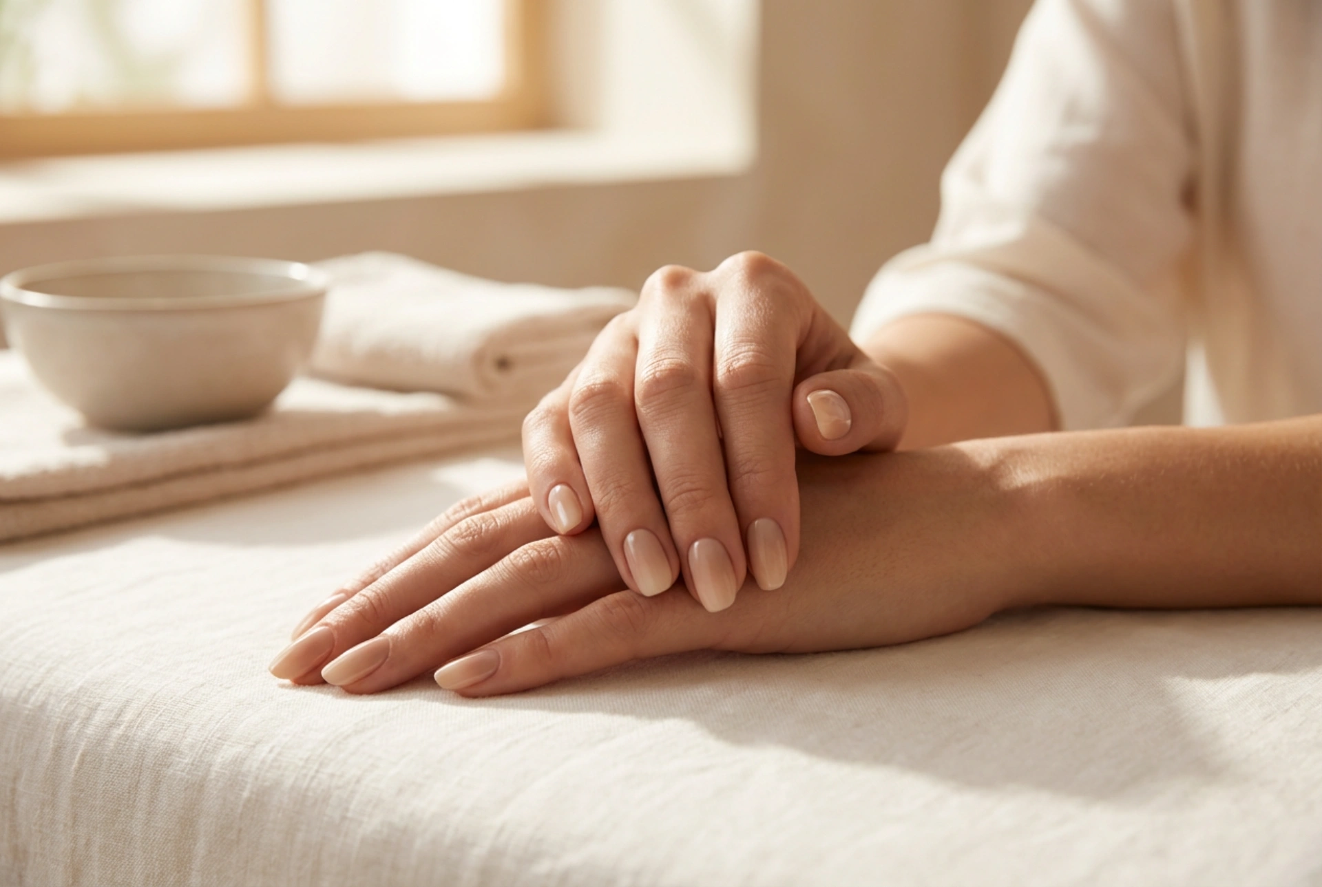 Ongles beiges ombrés : un dégradé élégant dans les tons nude