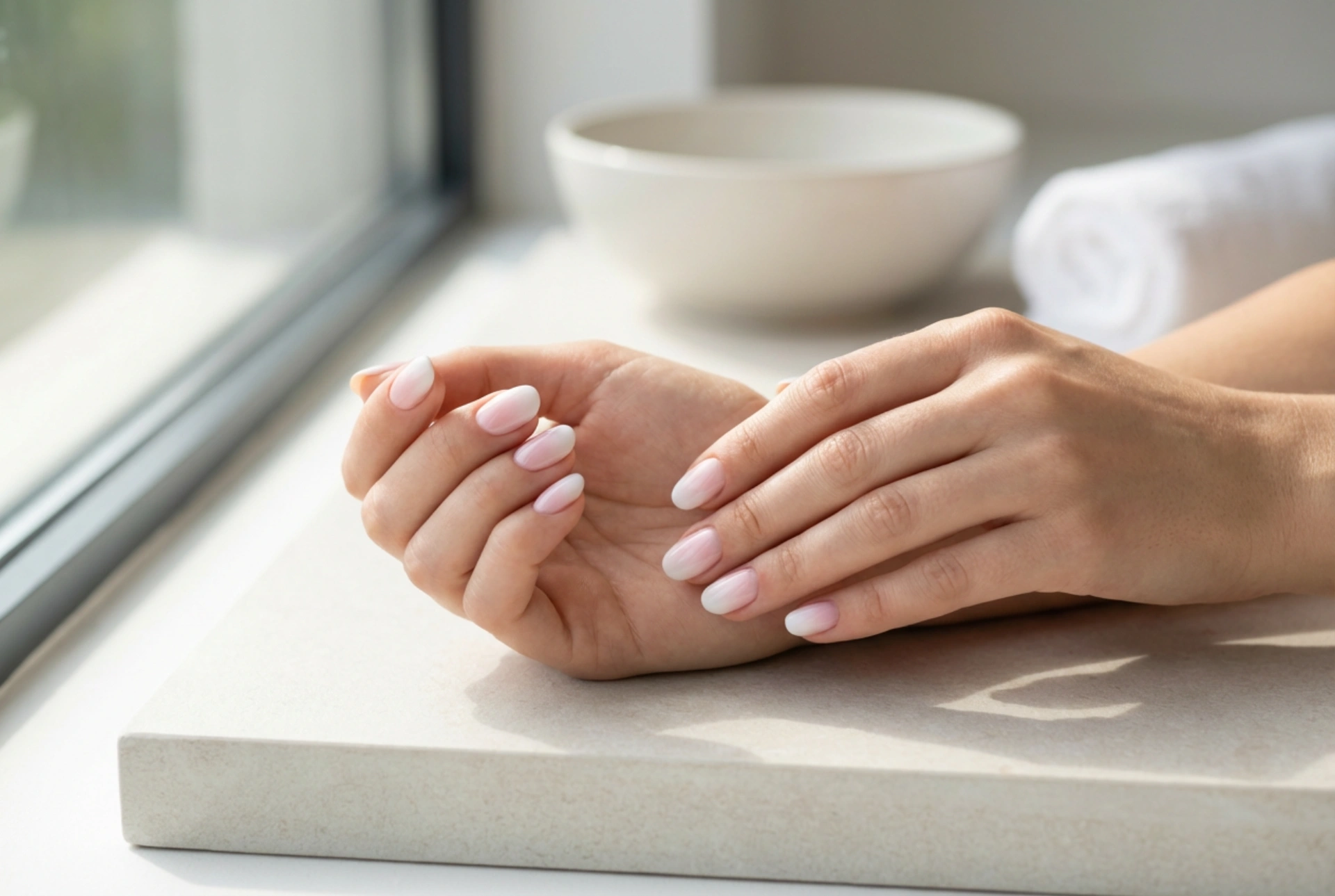 Comment réaliser des ongles ombrés rose et blanc : technique de l'éponge, dégradé et finitions