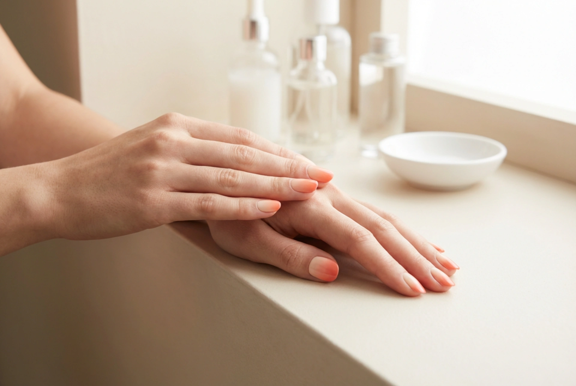 Ombré couleur pêche : comment réaliser des ongles ombrés pêche étape par étape