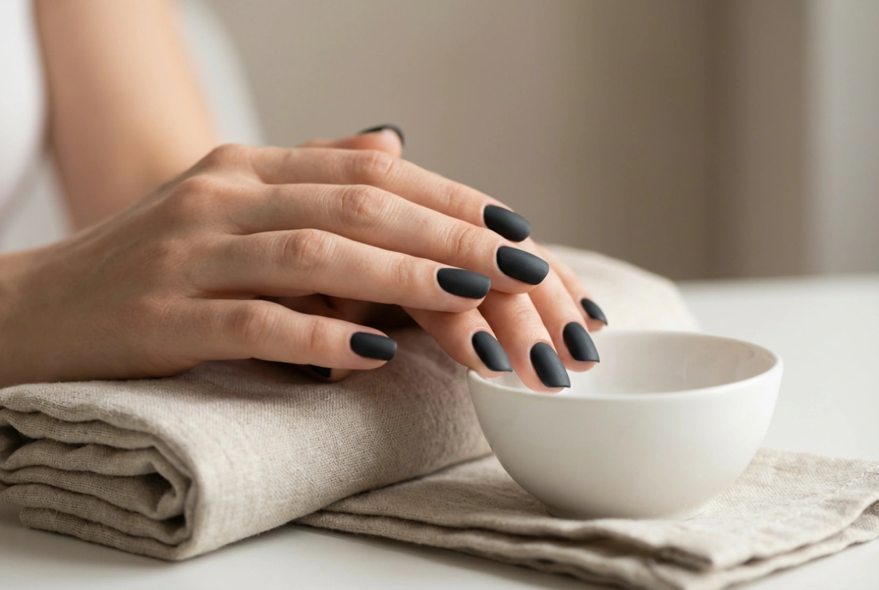 Finition noire mate : comment obtenir des ongles noir mat parfaits sans taches ni brillance