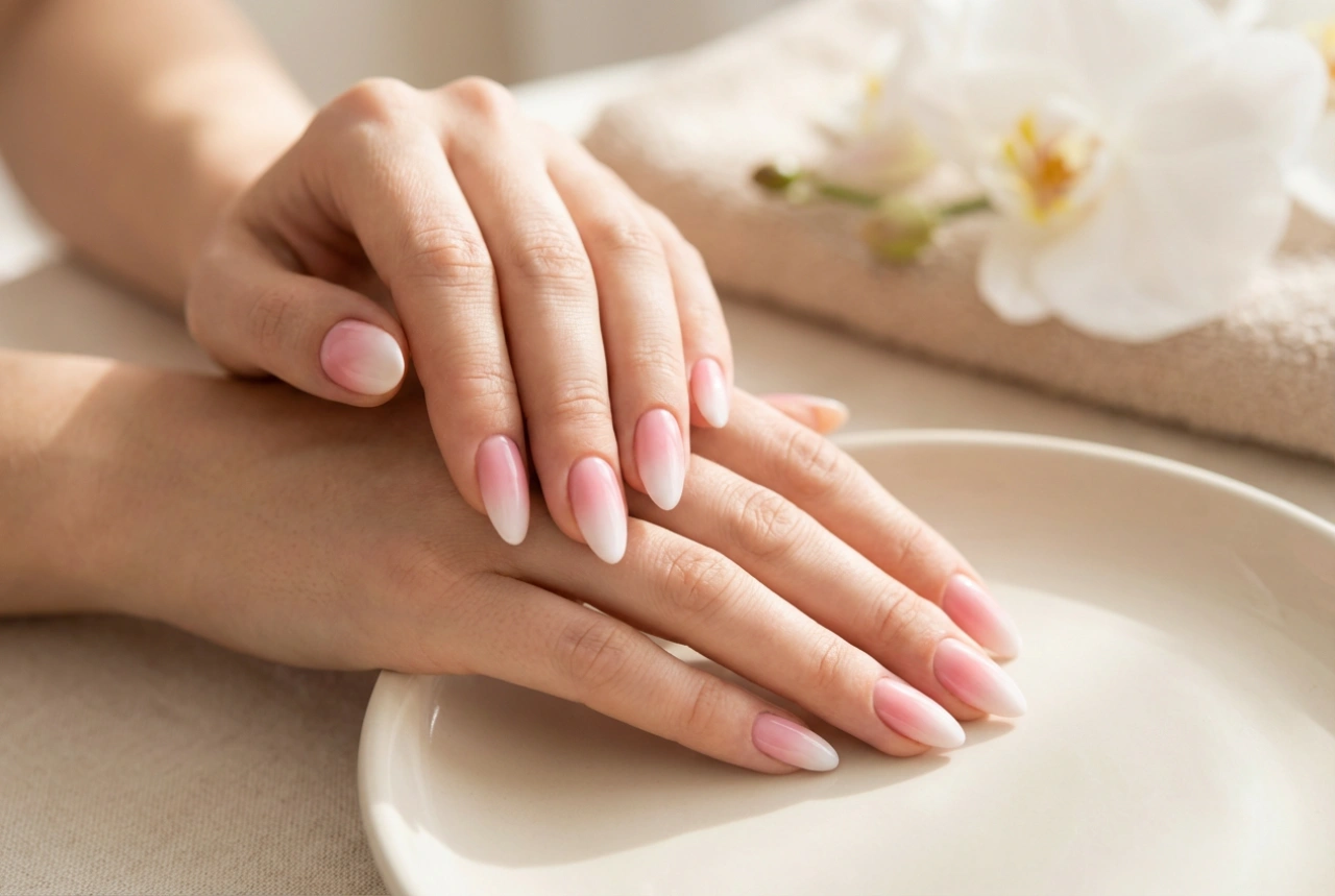 Ombré sur ongles amandes : l'art du dégradé et les secrets d'un limage parfait