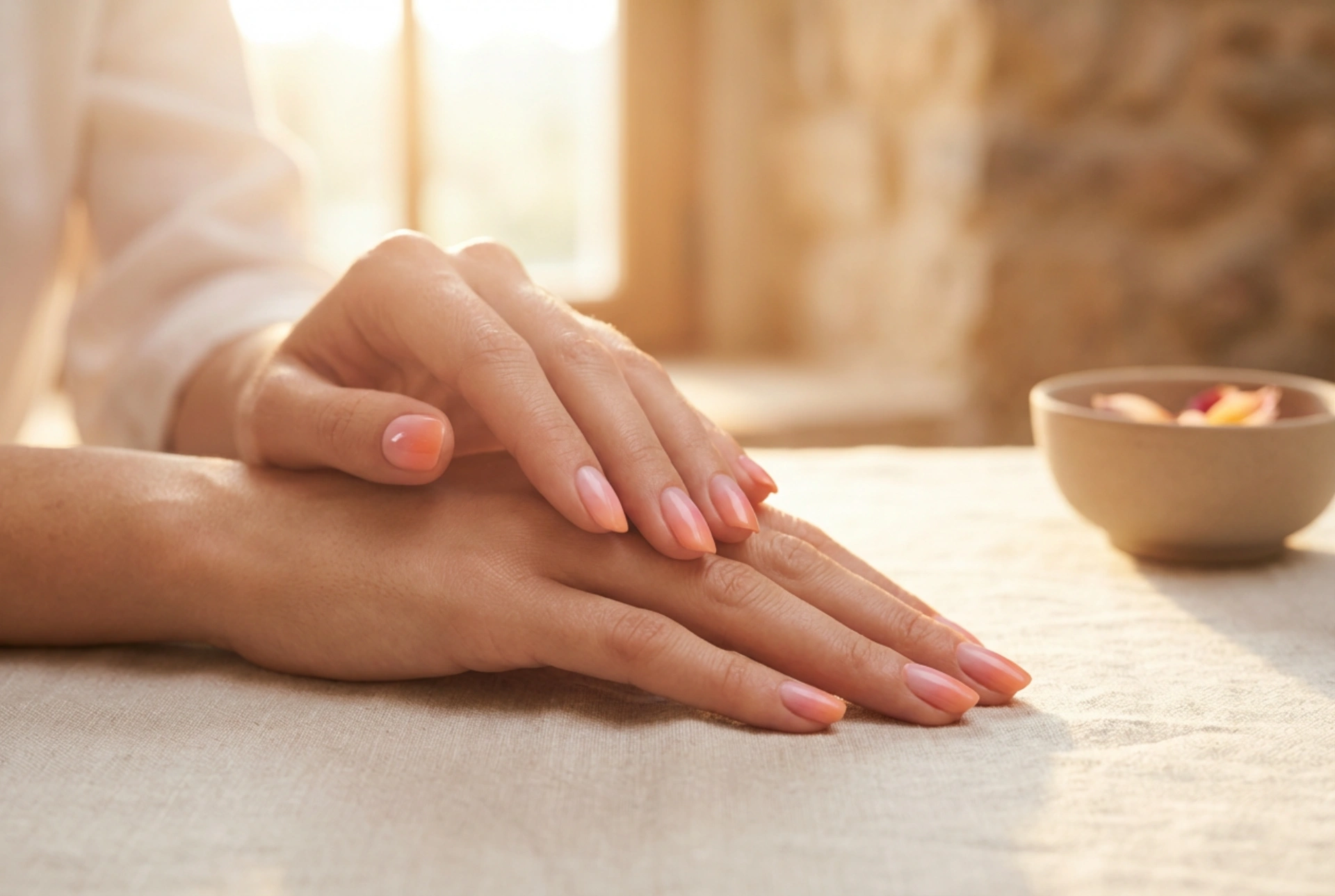 Ongles ombrés rose-orange : un coucher de soleil estival sur vos mains
