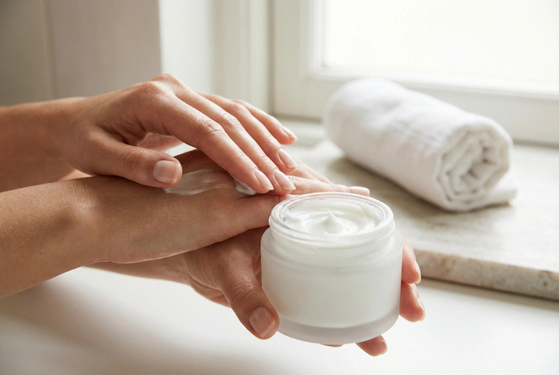 Crème pour les mains très sèches : ingrédients, application et fréquence