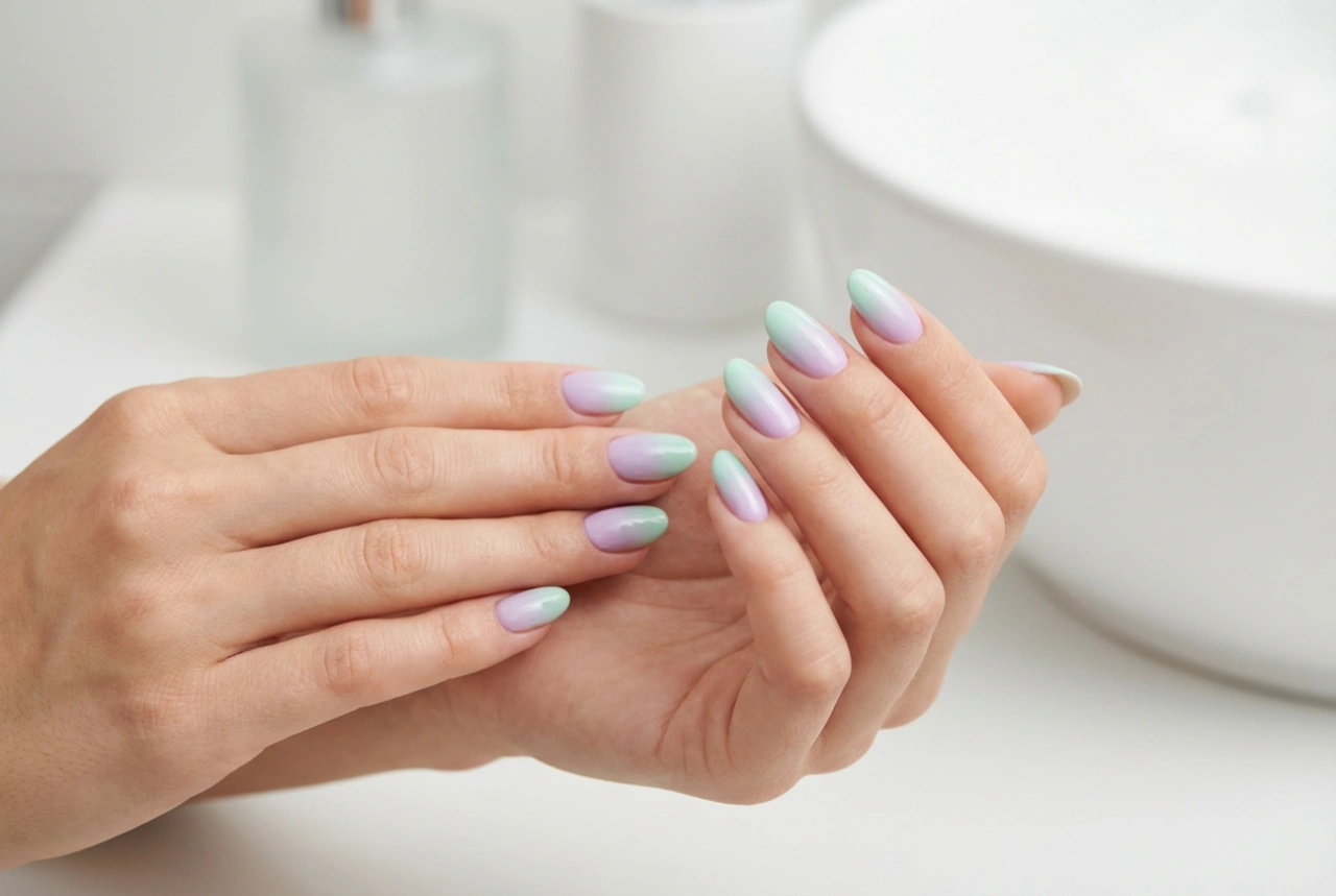 Ombré pastel sur les ongles : technique, erreurs et corrections