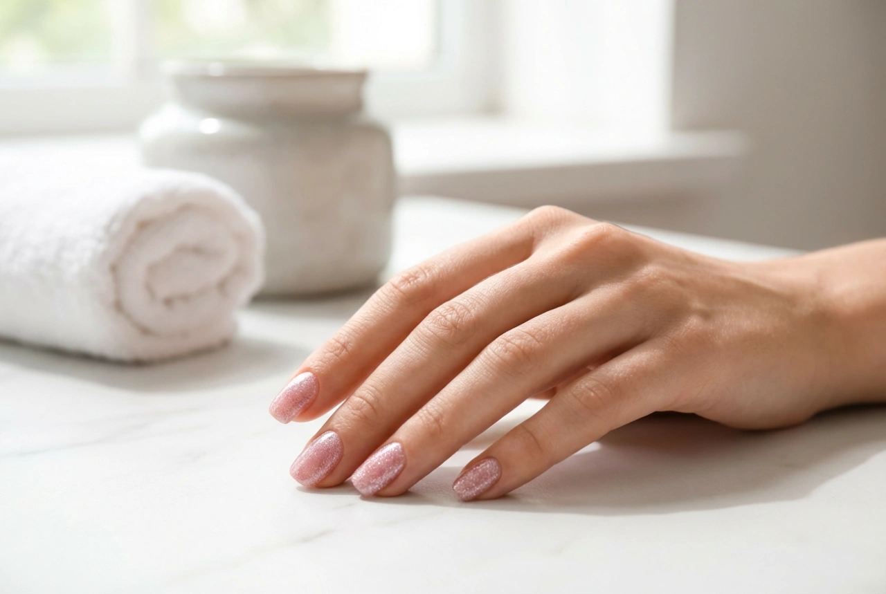 Manucure Pailletée Rose : Techniques d'Application et Finition Lisse