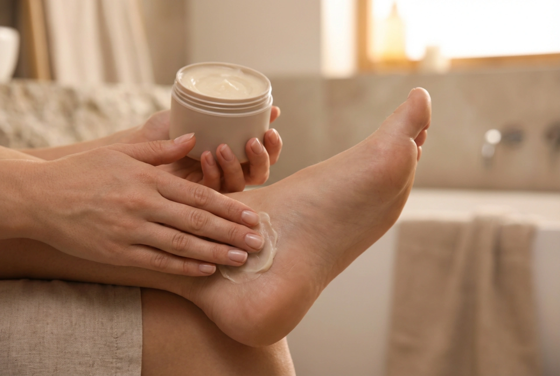 Crème pour talons secs : routine du soir efficace et protection de jour