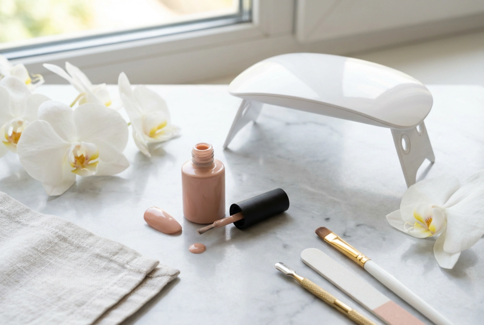 Vernis semi-permanent : application pas à pas, durcissement et dépose