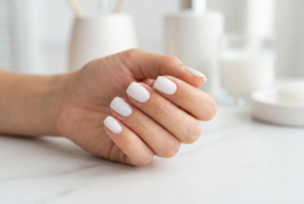 Vernis semi-permanent laiteux : comment éviter les traces et obtenir un effet de surface laiteuse