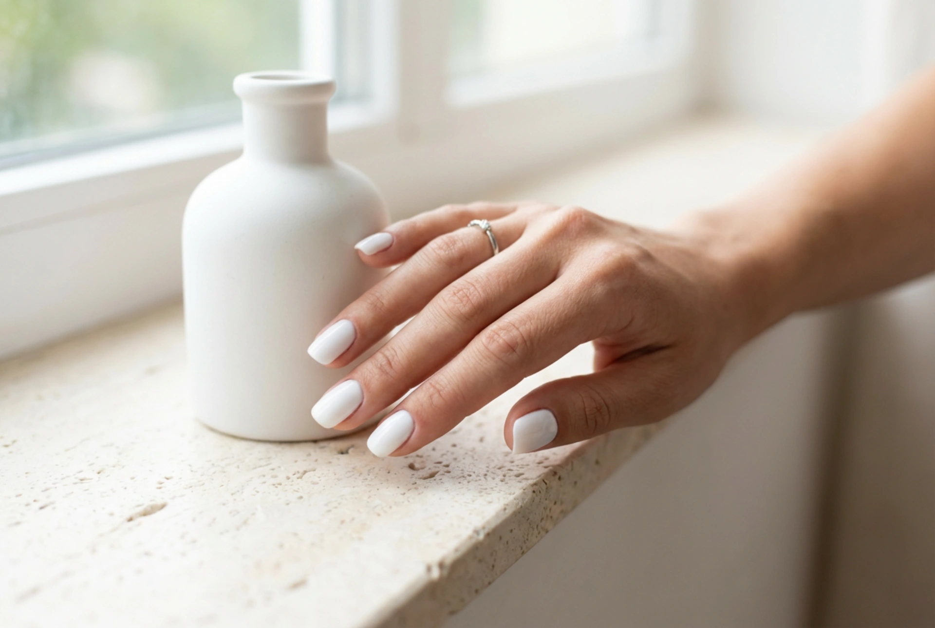 Vernis semi-permanent blanc : astuces pour un tracé régulier et une couvrance totale