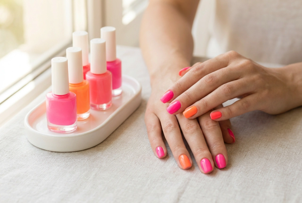 Vernis semi-permanents néon : préparation des ongles et meilleures méthodes d'application