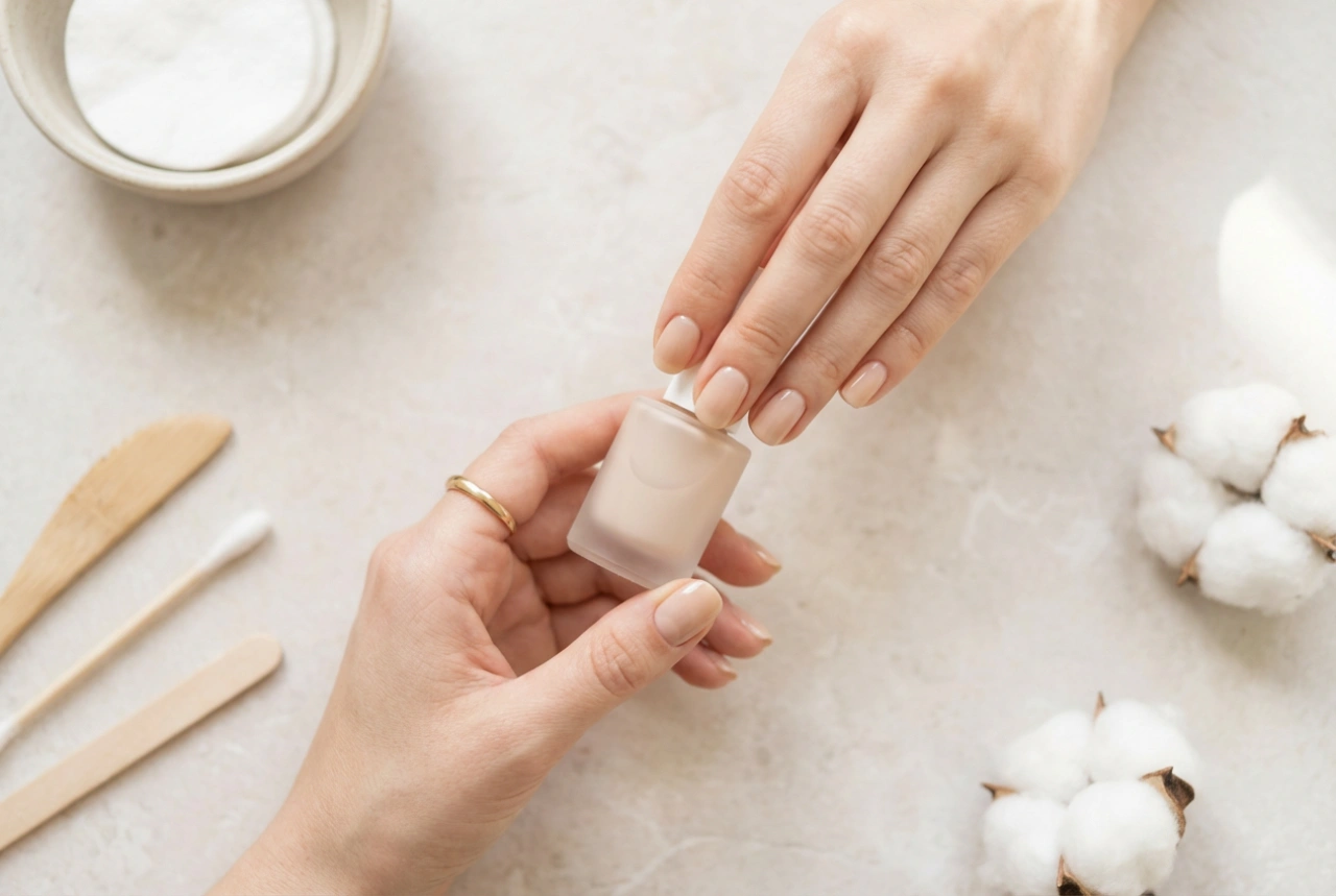 Le vernis hybride 5 en 1 en pratique : manucure rapide étape par étape