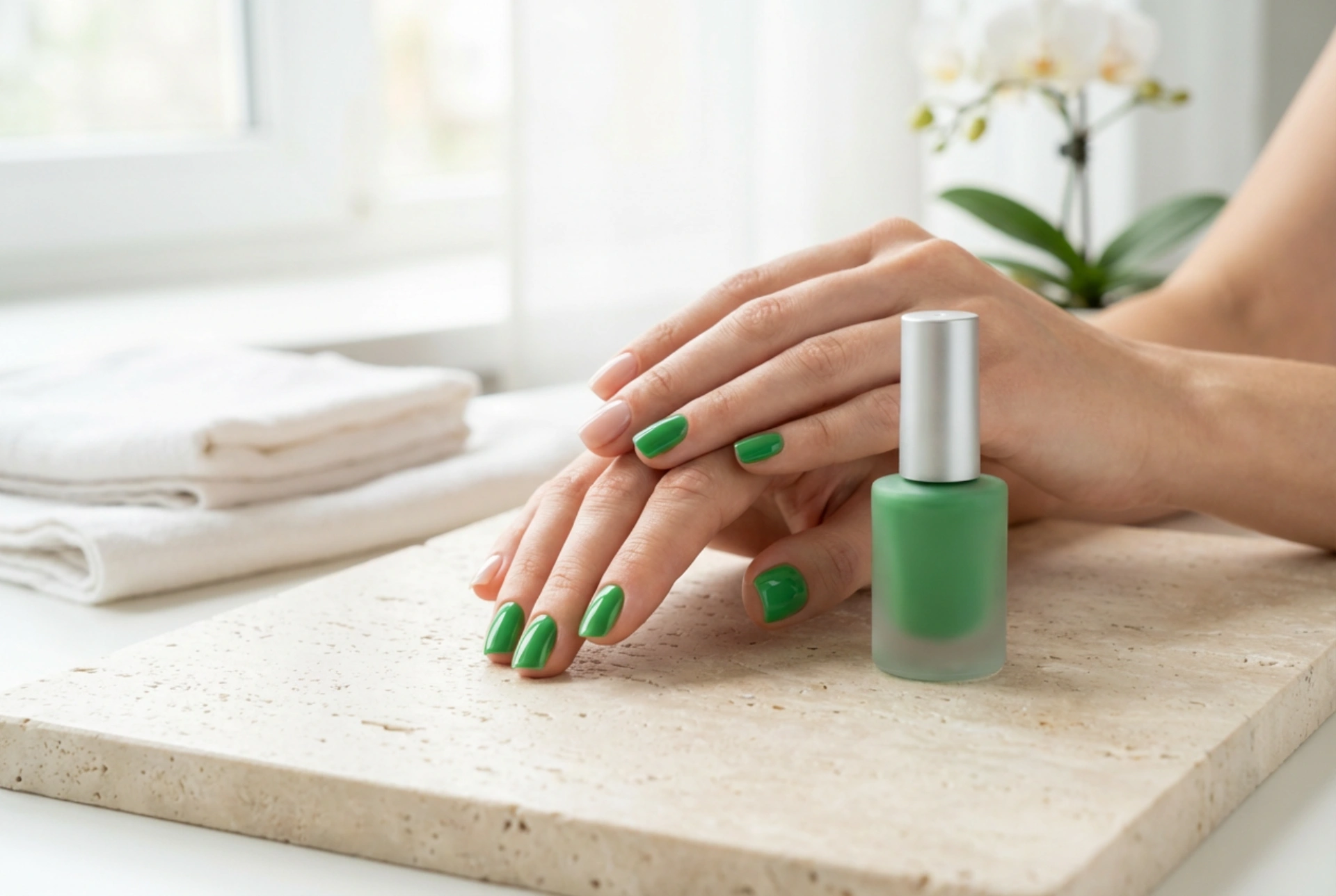 Vernis hybride vert : comment choisir la teinte et obtenir une couvrance uniforme