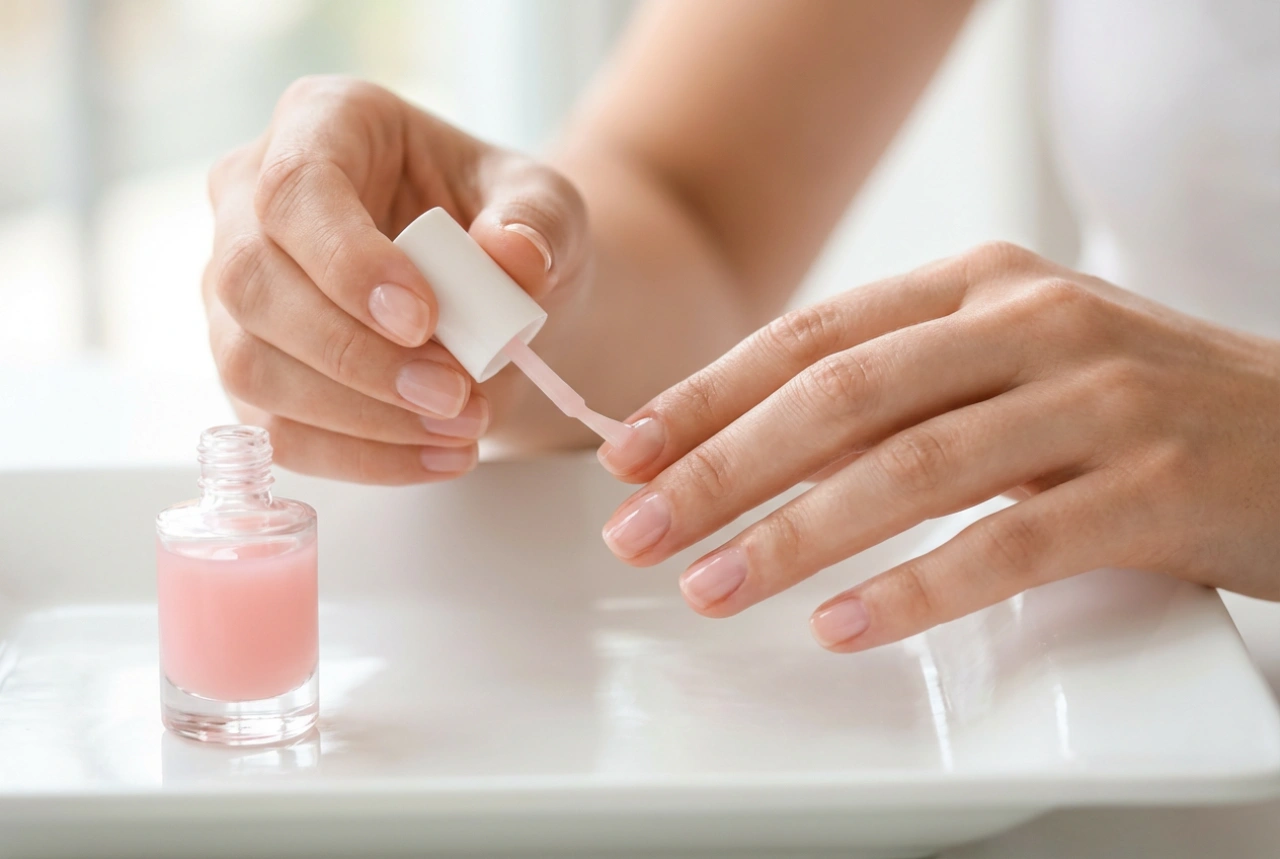 Soin des ongles rose : couleur subtile, soin et brillance