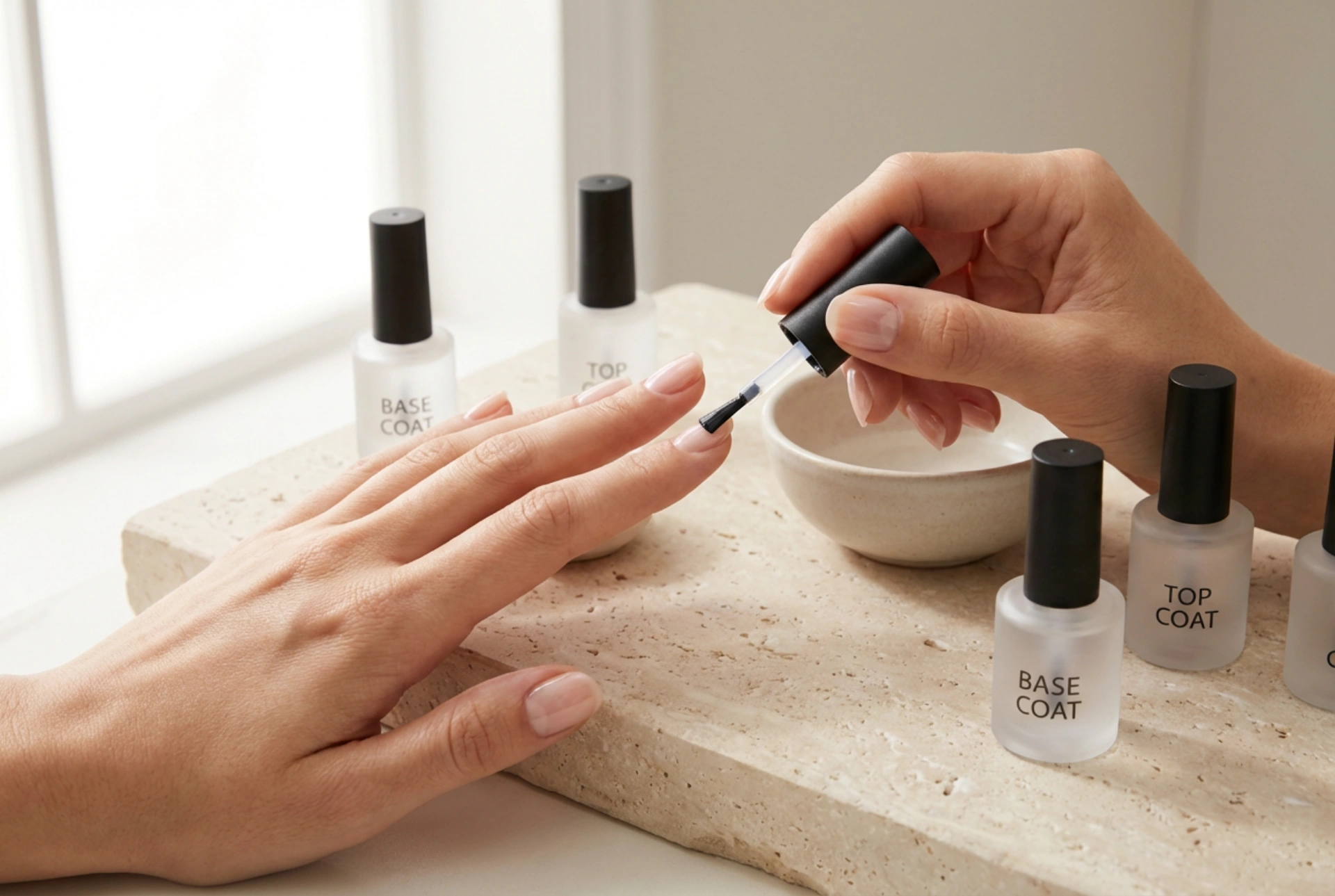 Gel pour manucure hybride : types, application et différences avec la base