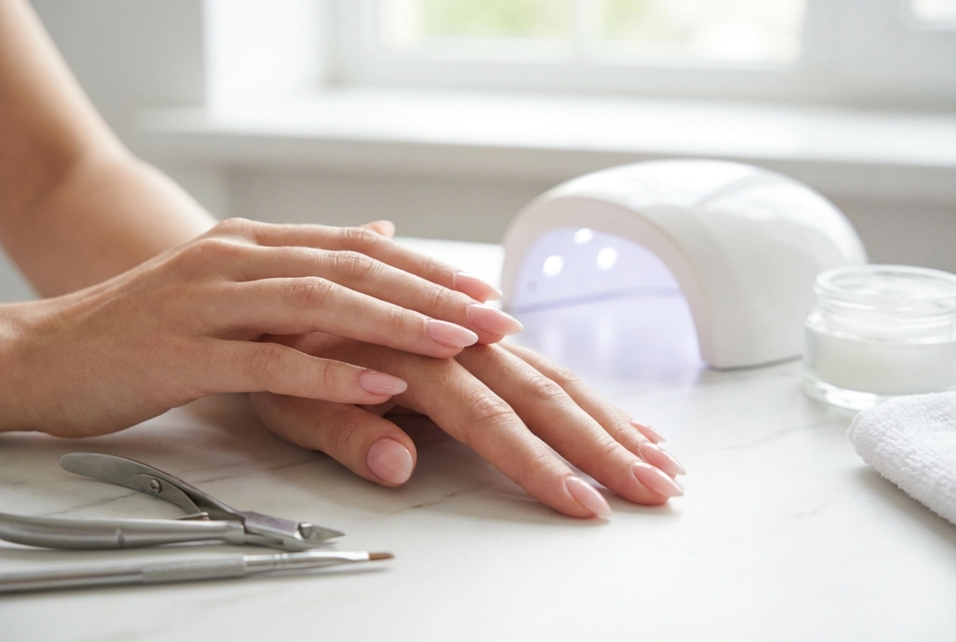 Gel pour extensions d'ongles : types, application et durcissement sous la lampe