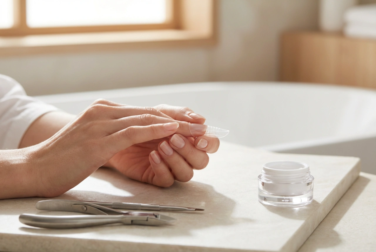 Moules dual form pour ongles : modelage, application et retrait