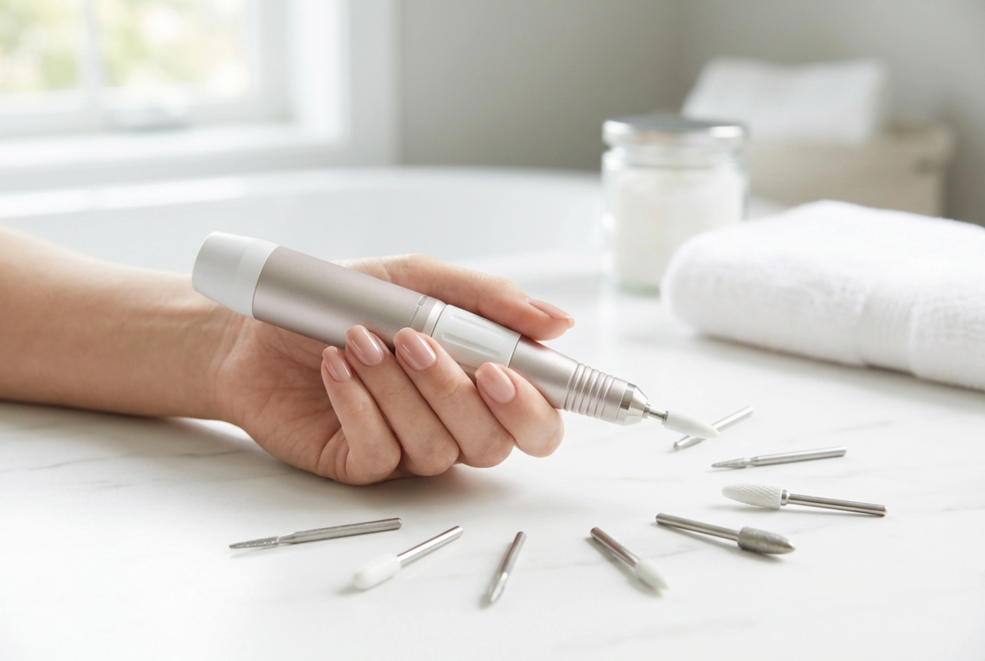 Fraiseuse à ongles sans fil : autonomie, embouts et retrait du vernis semi-permanent