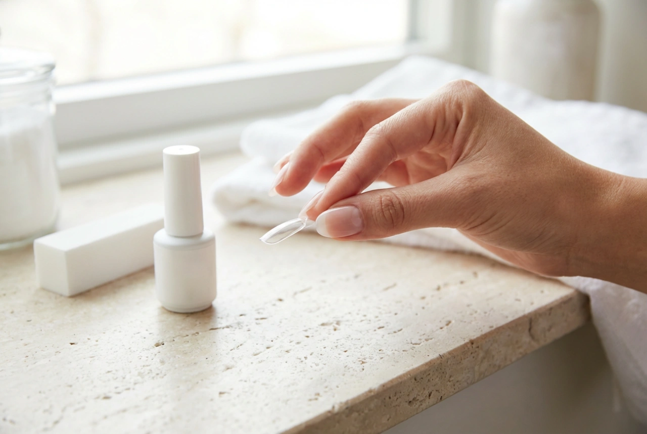 Capsules transparentes : choix de la forme, collage, matification et protection