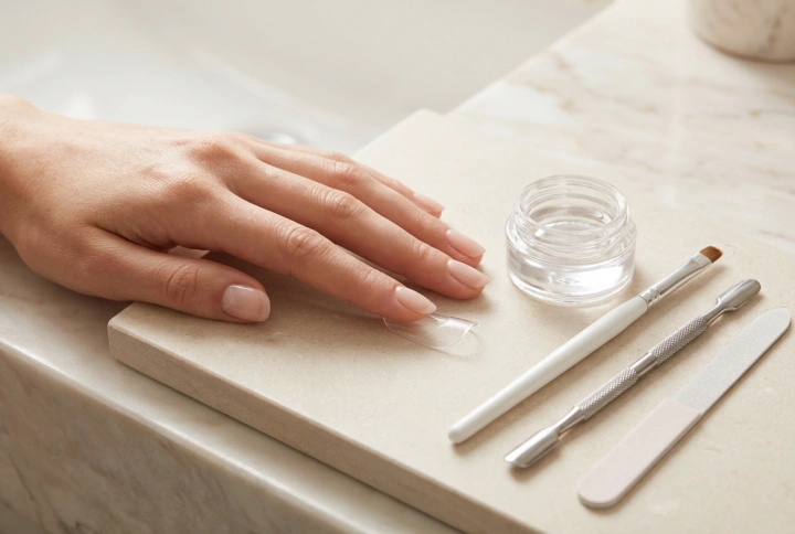 Formes duales et gel : l'extension rapide des ongles étape par étape
