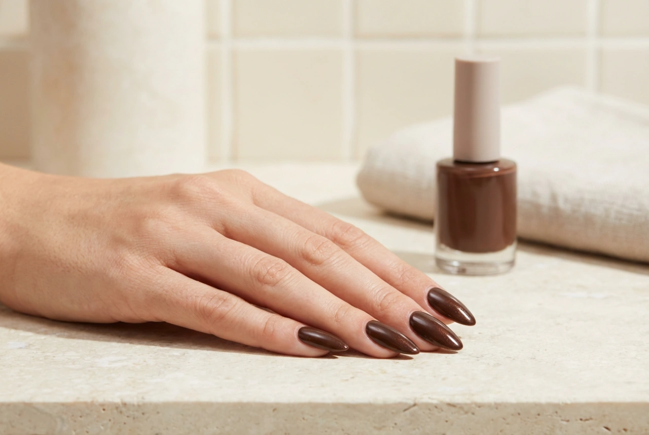 Vernis à ongles marron : comment choisir la bonne nuance et obtenir une brillance parfaite