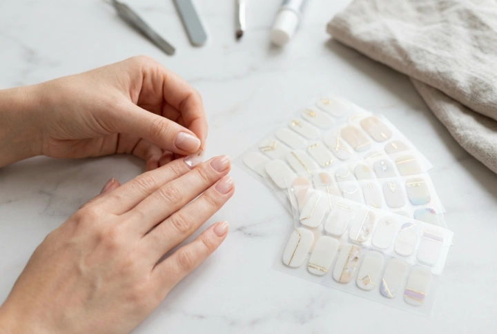 Nail art rapide : types d'autocollants pour ongles et comment les appliquer