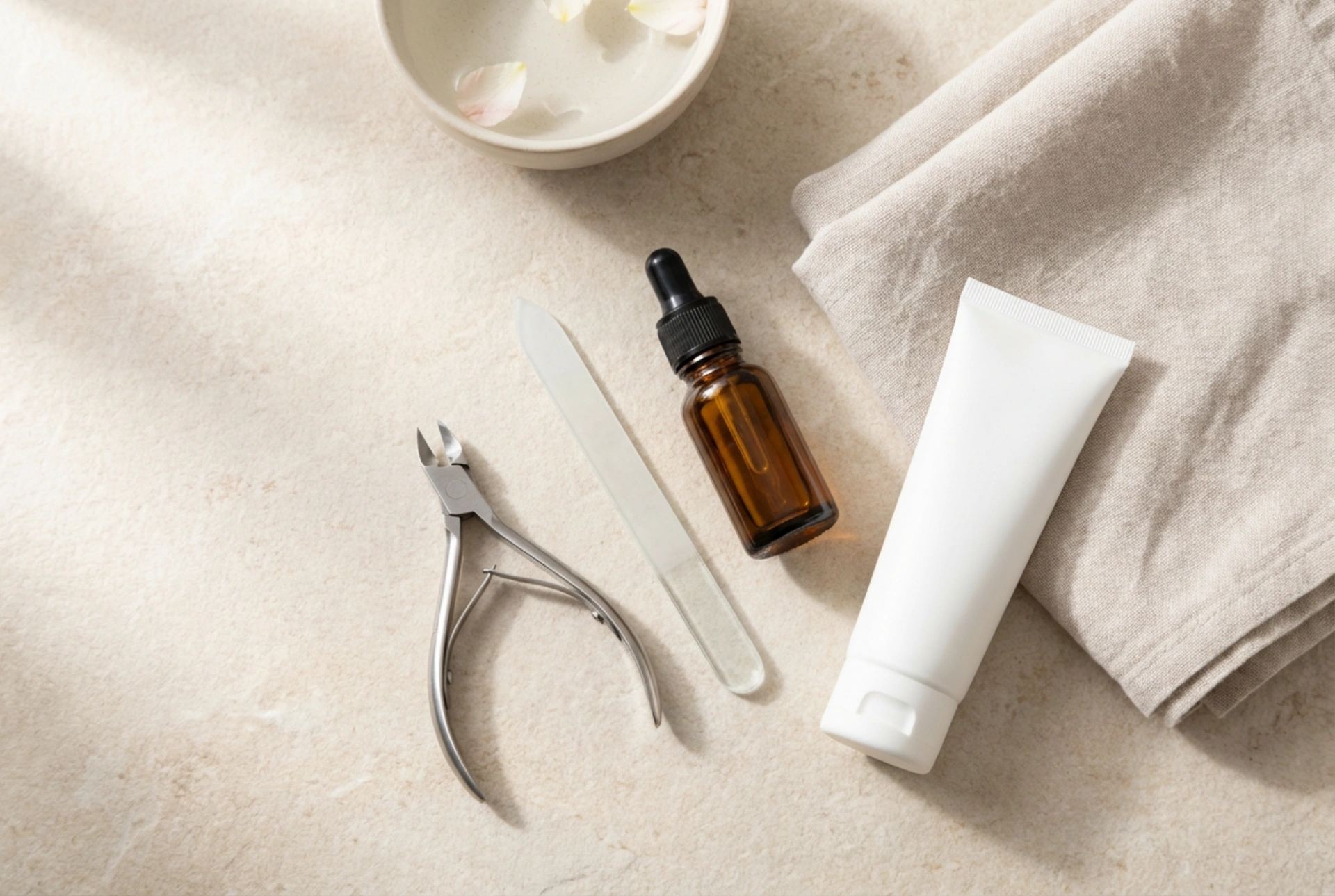 Kits de soin des ongles : outils, huiles et routine de soin à domicile