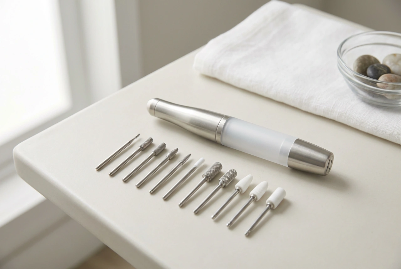 Ponceuse pour pieds et ongles : sélection des accessoires et hygiène d'utilisation