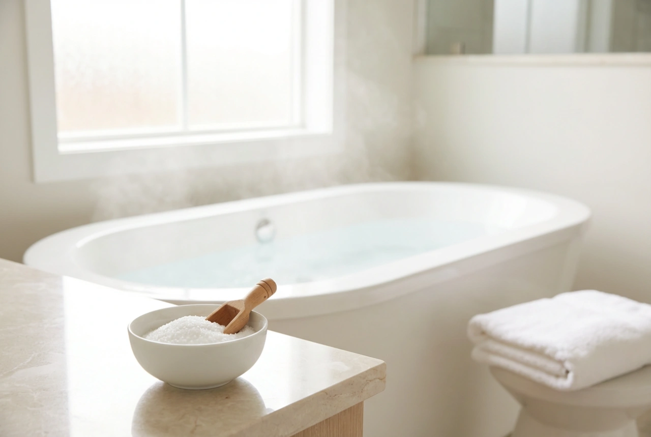 Comment préparer un bain de sel d'Epsom : le sel d'Epsom pour le bain étape par étape