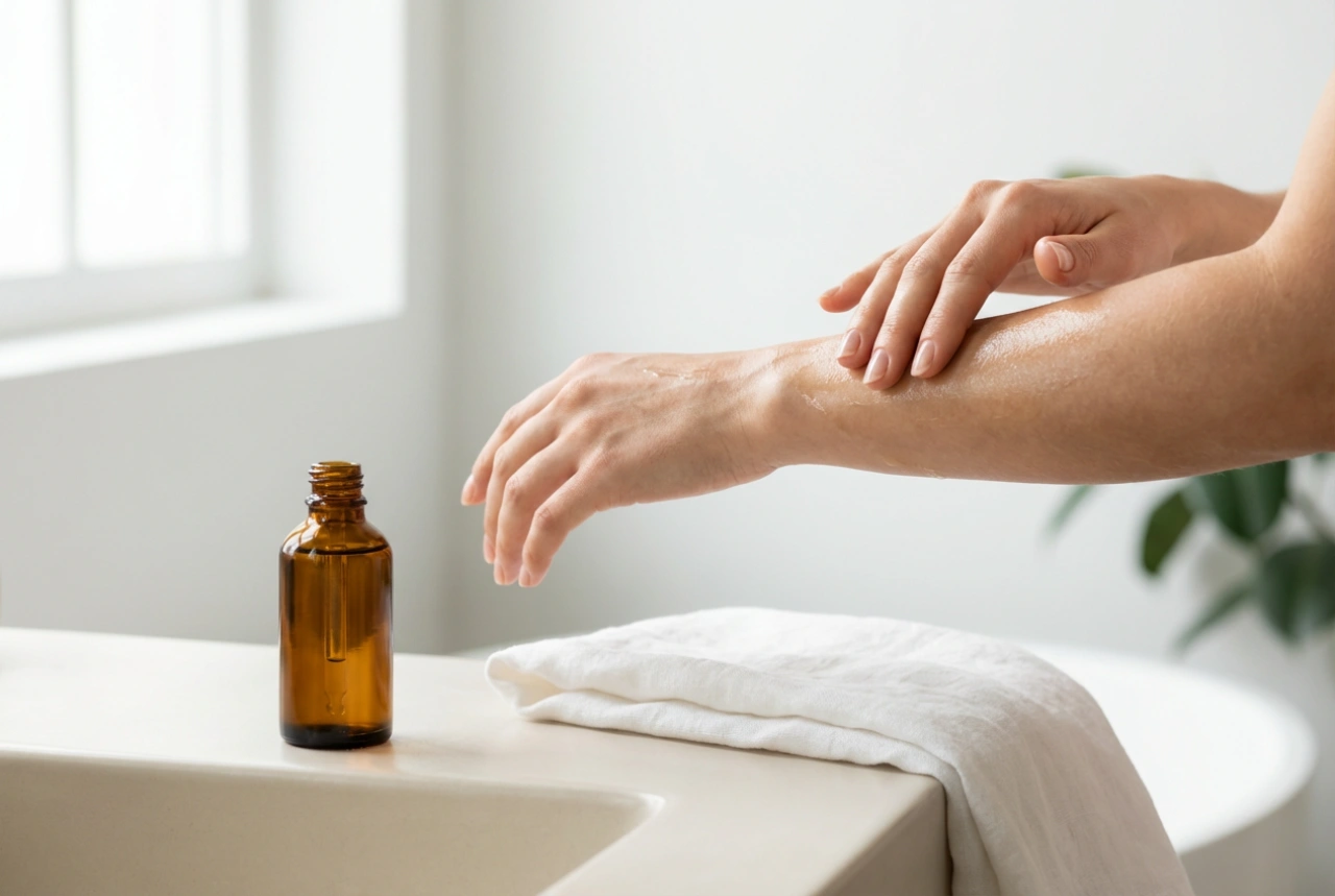 Huile de massage à la maison : application, glisse parfaite et soin de la peau
