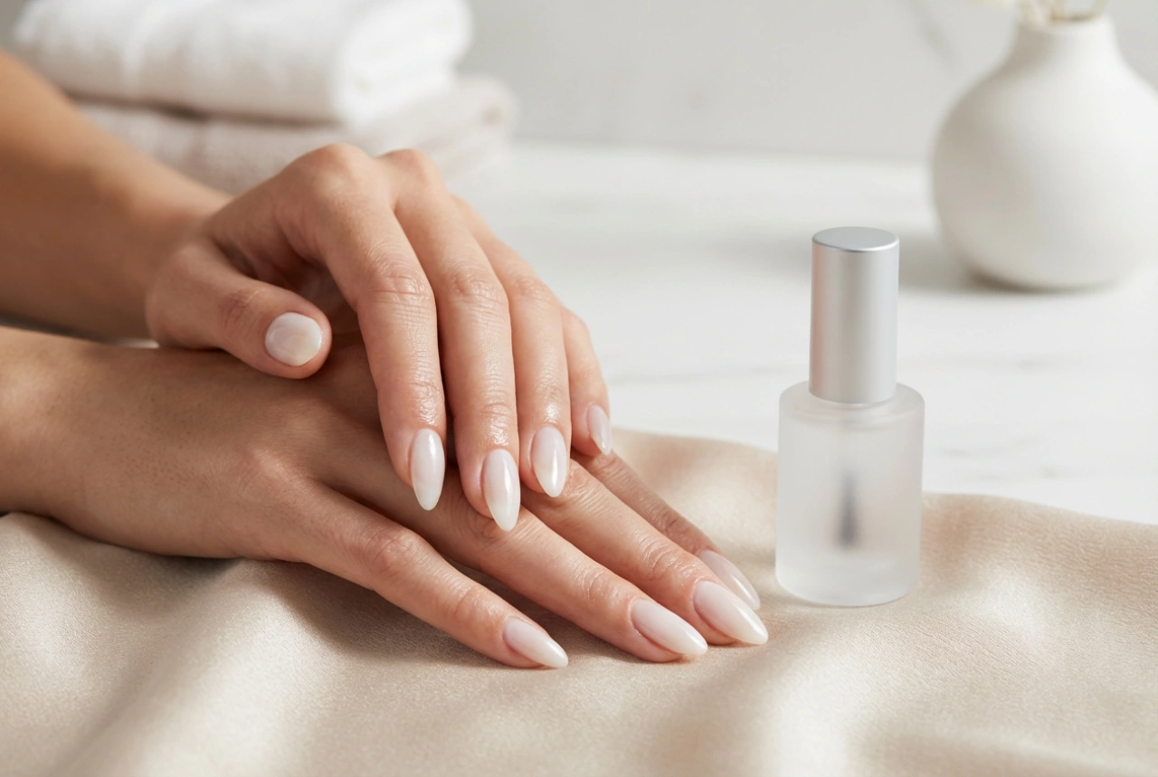 Soin laiteux pour les ongles : élégance subtile et fortification au quotidien