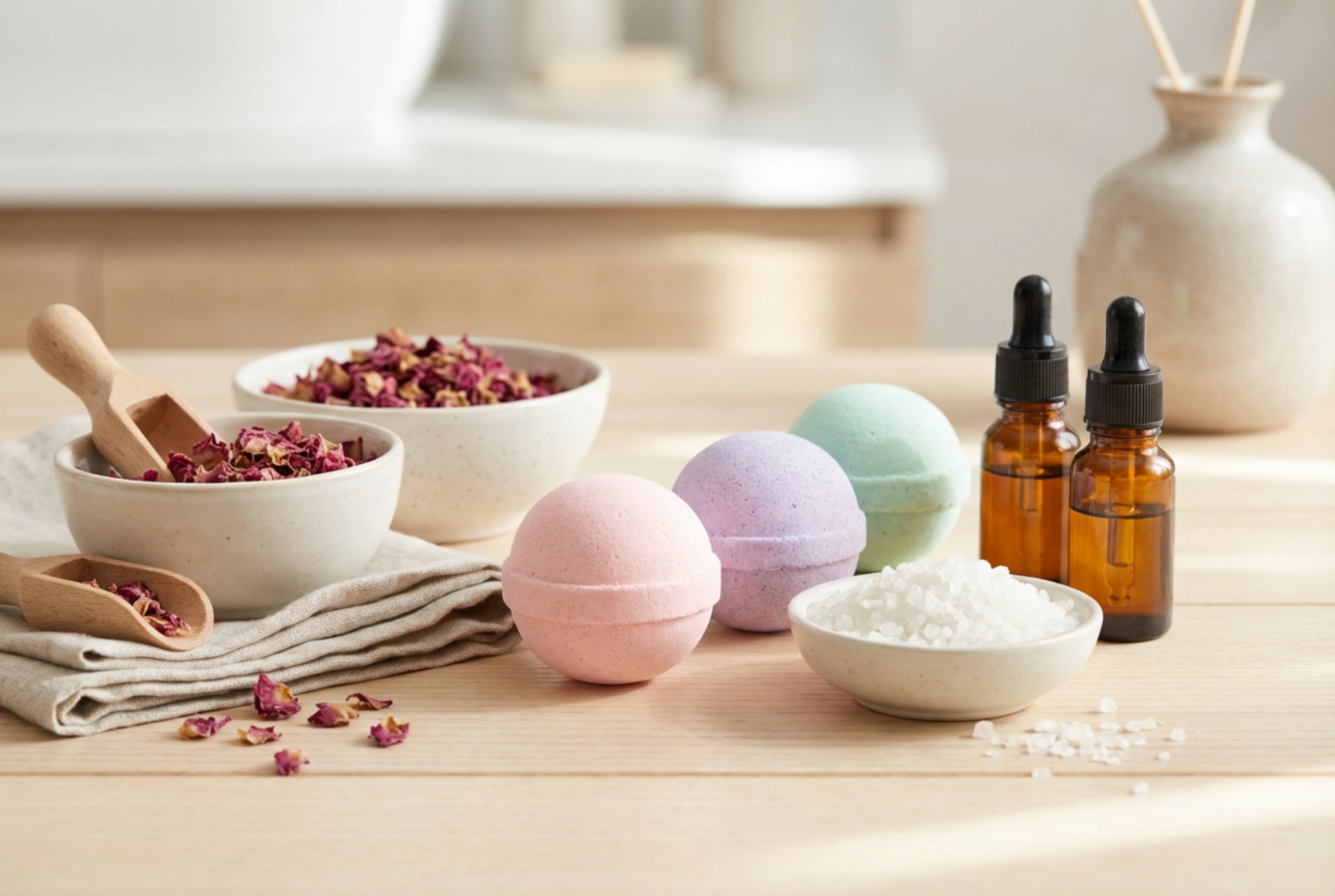 Bombes de bain maison : moulage, séchage et additifs