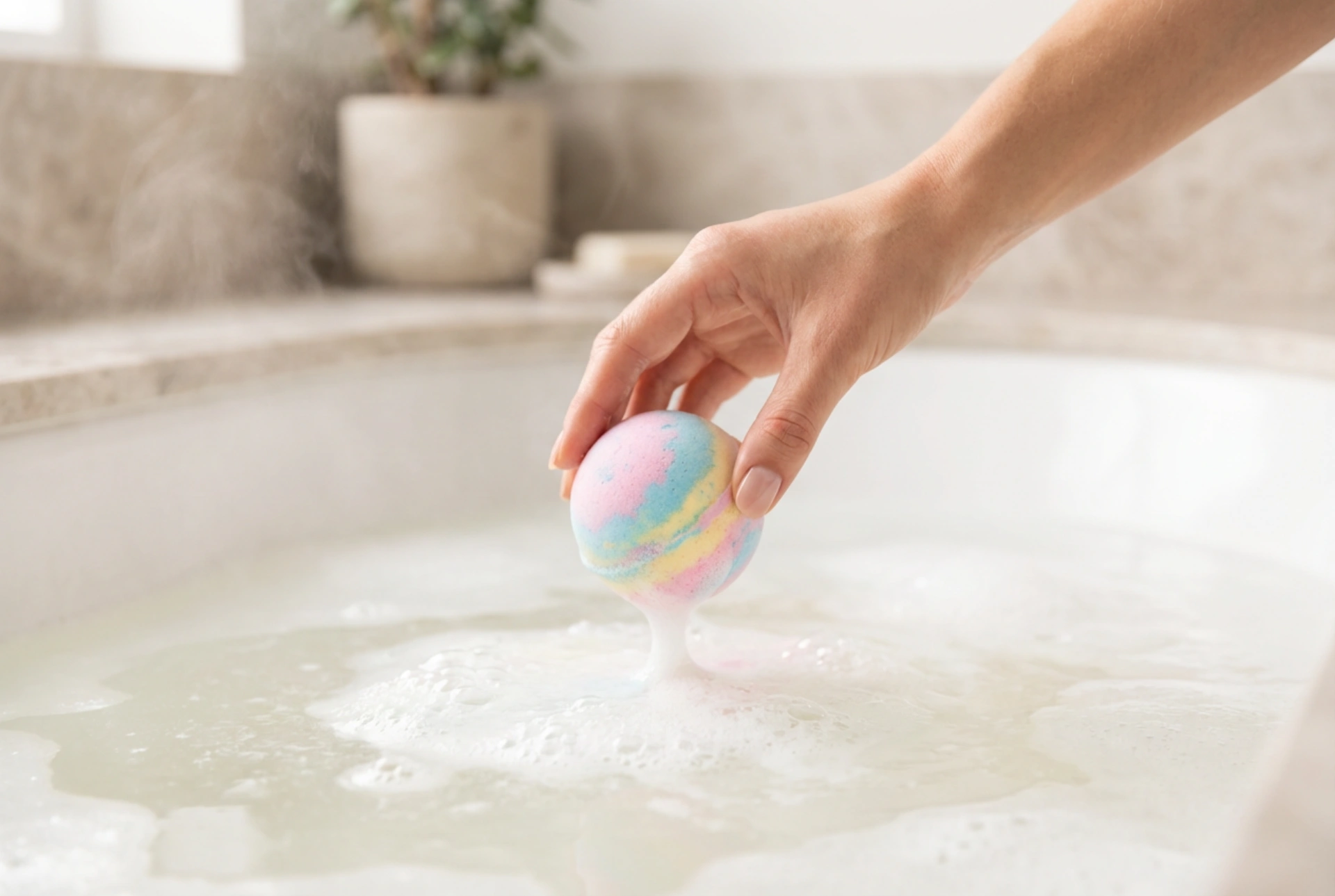Bombe de bain effervescente : comment obtenir une bonne mousse et un bon pétillement