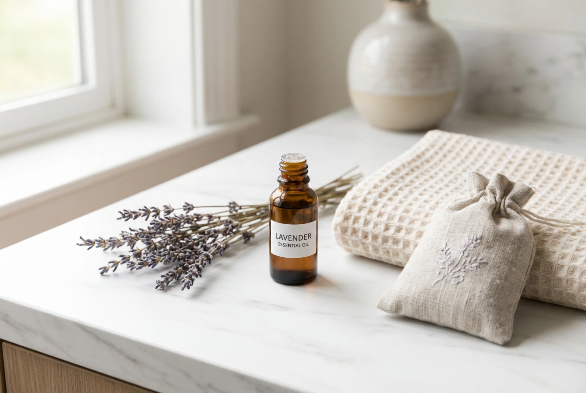 L'huile essentielle de lavande dans les soins à domicile : bain, massage et parfum pour le linge