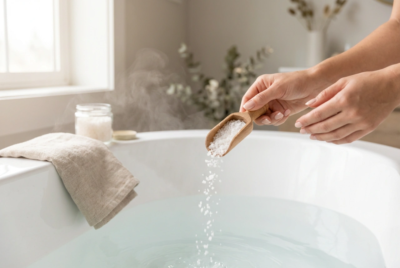 Le sel d'Epsom dans le bain : comment l'utiliser dans son spa à la maison sans excès