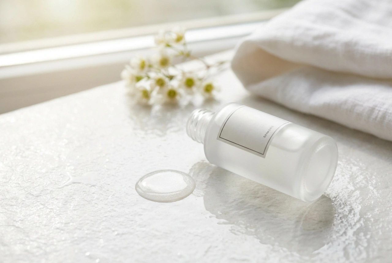 Base de maquillage aqueuse : légèreté, absorption et compatibilité