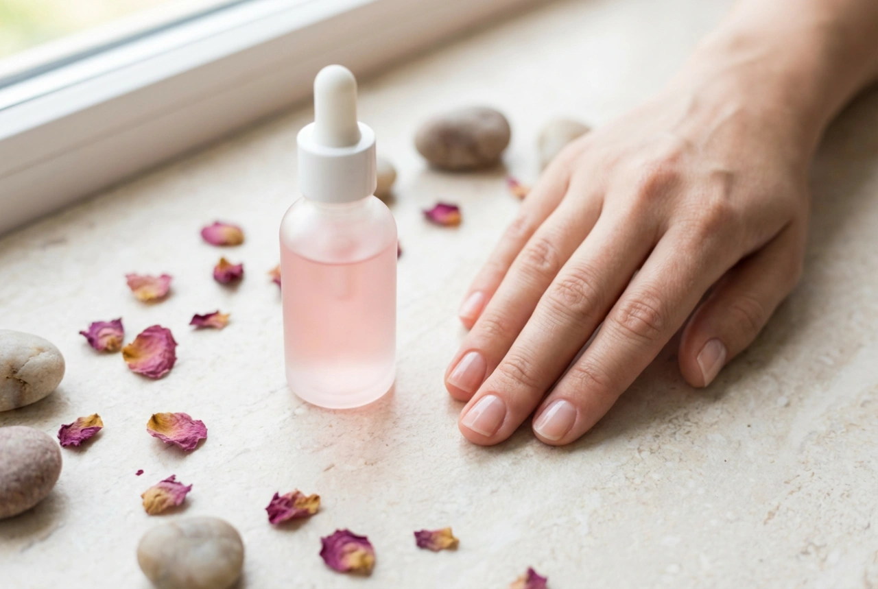 Soin rose pour les ongles au quotidien : brillance naturelle et nutrition