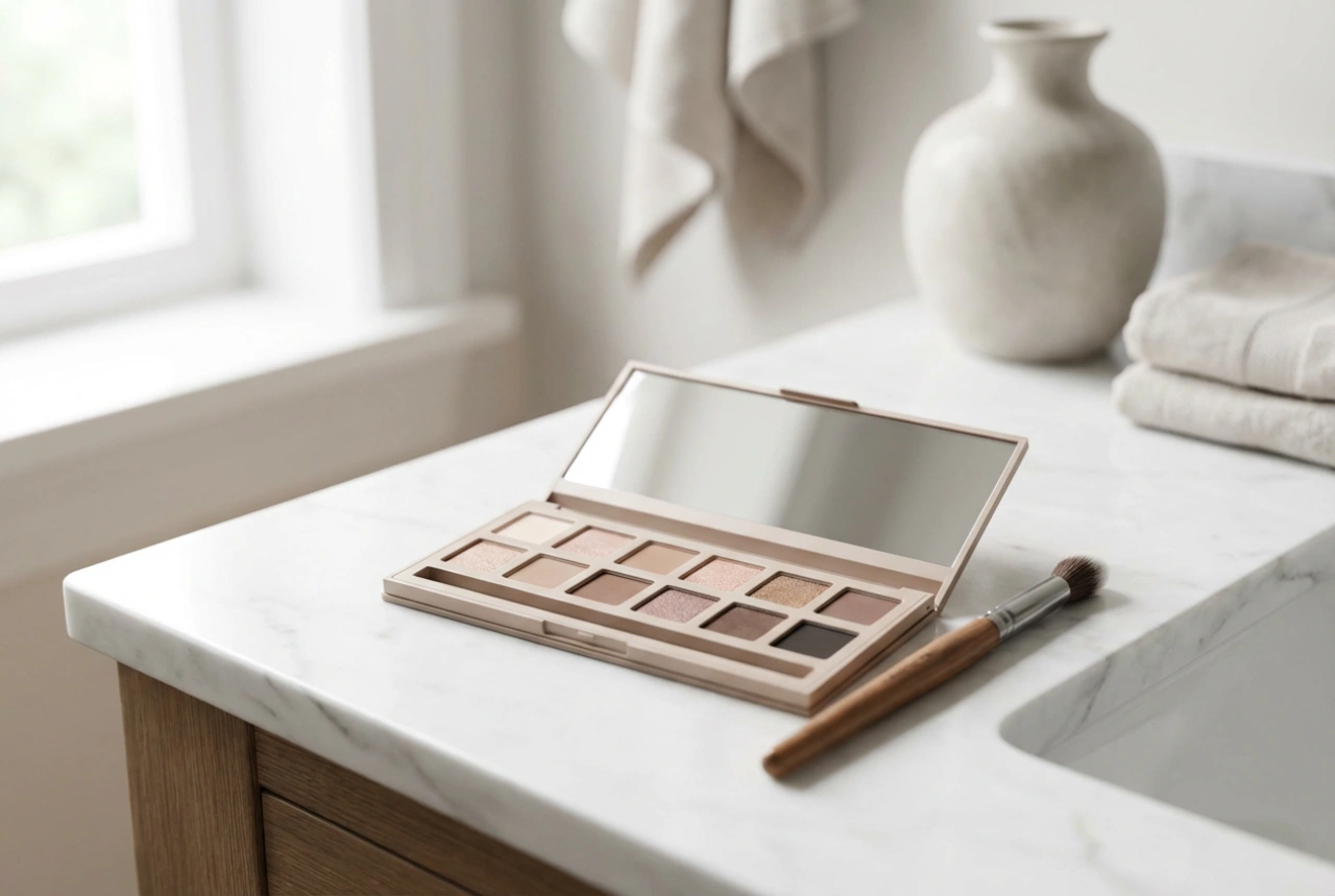 Ombres à paupières professionnelles pour un maquillage à domicile : choix de la formule et techniques
