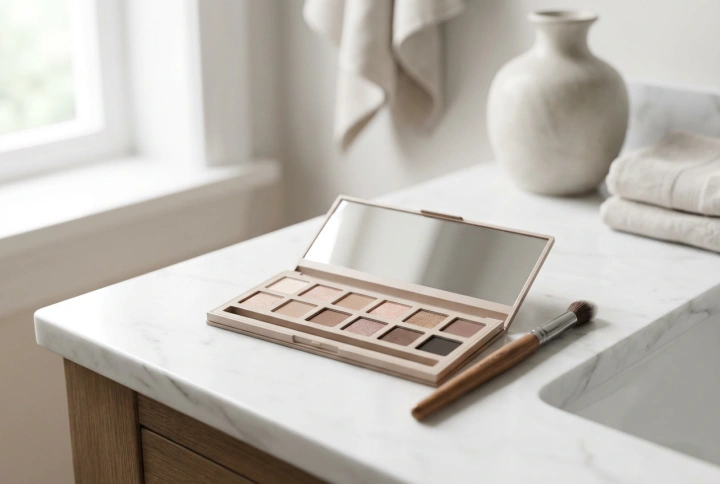 Ombres à paupières professionnelles pour un maquillage à domicile : choix de la formule et techniques