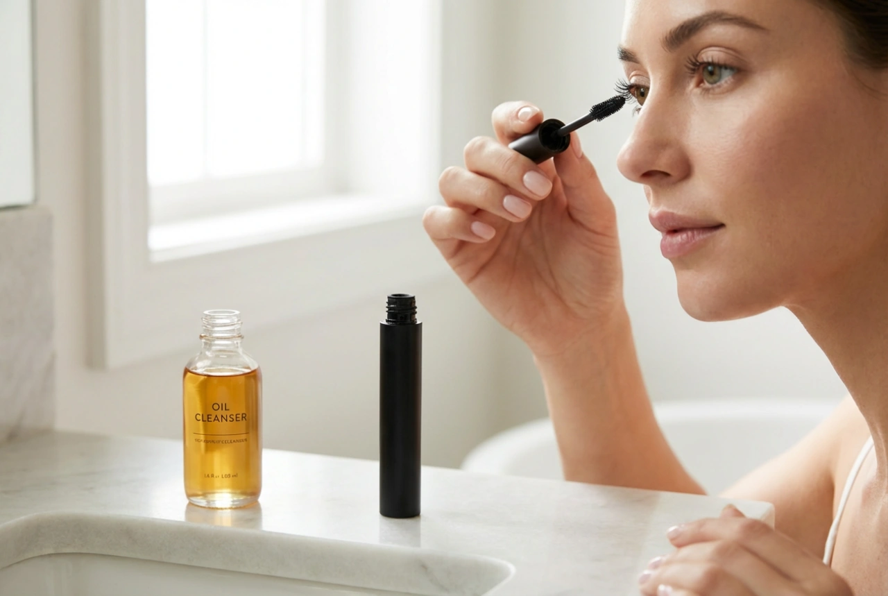 Mascara waterproof : application sans paquets et démaquillage doux à l'huile