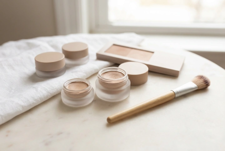 Ombre à paupières crème : techniques d'application rapide, fixation et association avec les poudres