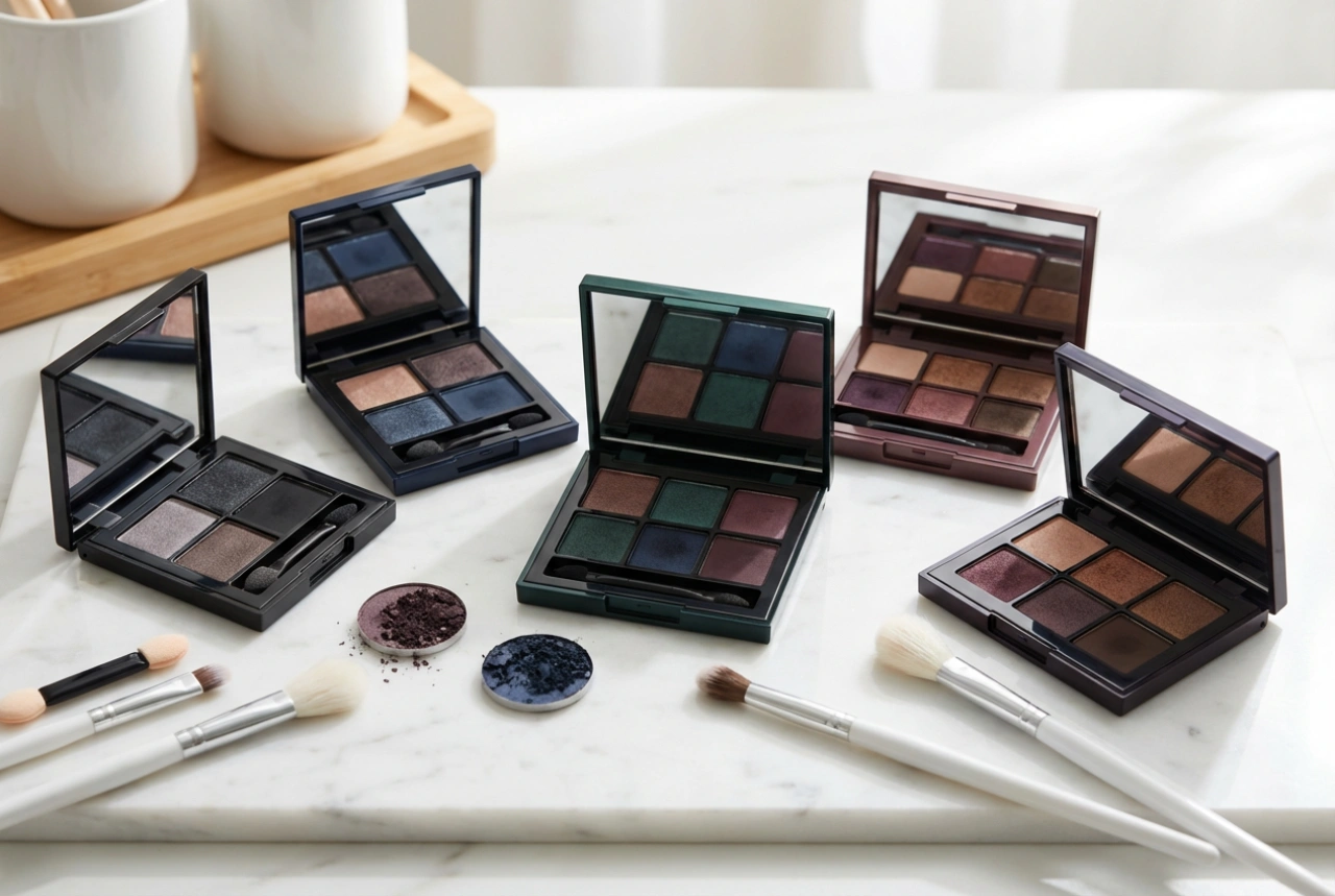 Maquillage des yeux foncés : comment choisir les couleurs et l'intensité