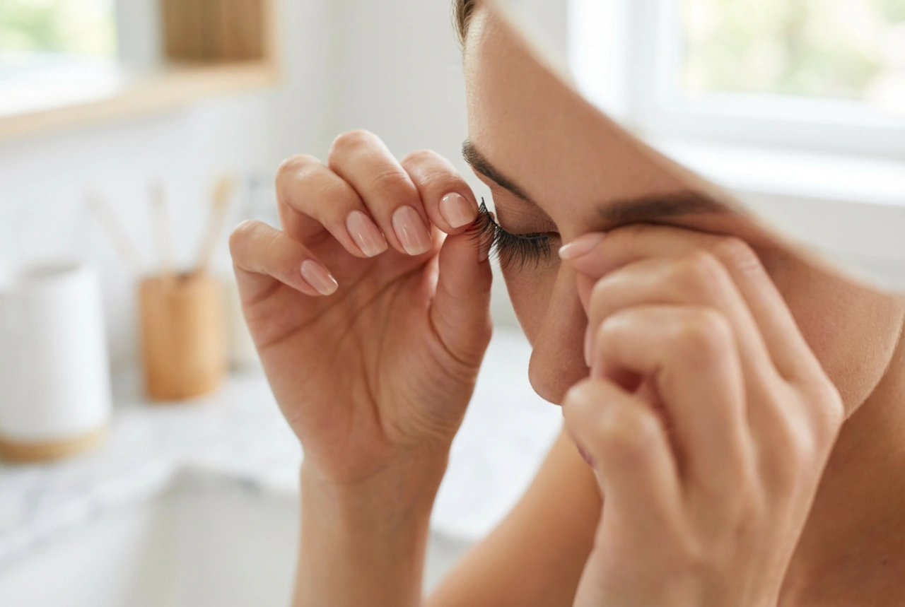 Cils magnétiques en pratique : ajustement, application, nettoyage