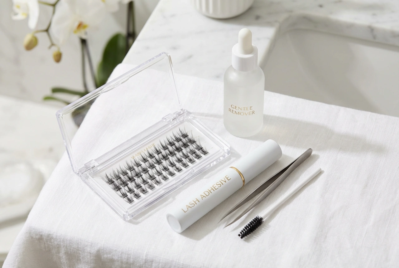 Bouquets de cils : choisir la densité, la colle et les retirer sans douleur