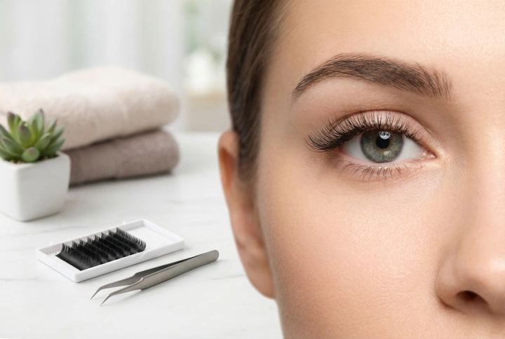 Faux-cils demi-bande : où les placer pour un effet liftant