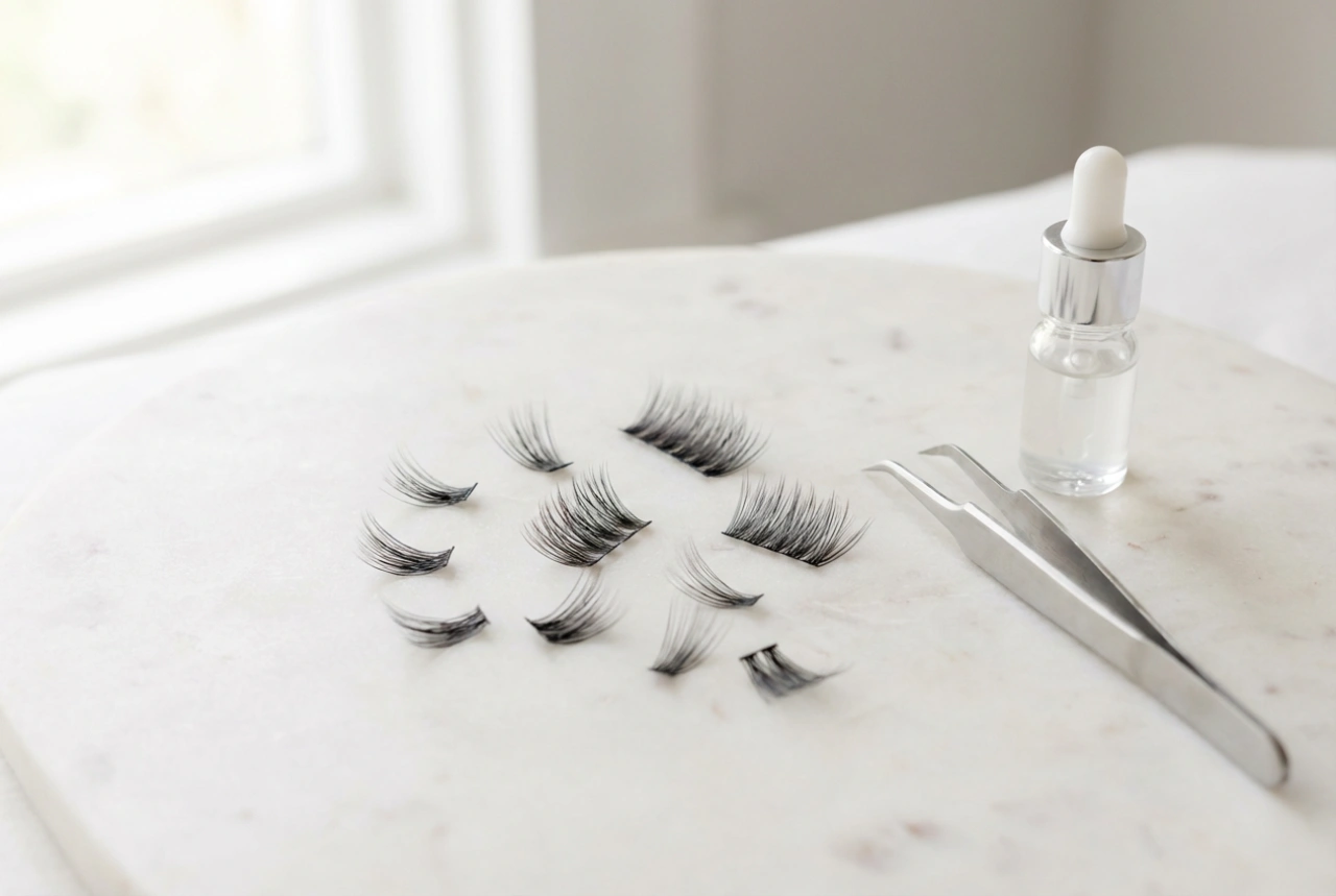Faux-cils en bouquets : comment choisir la densité et maîtriser la technique de pose