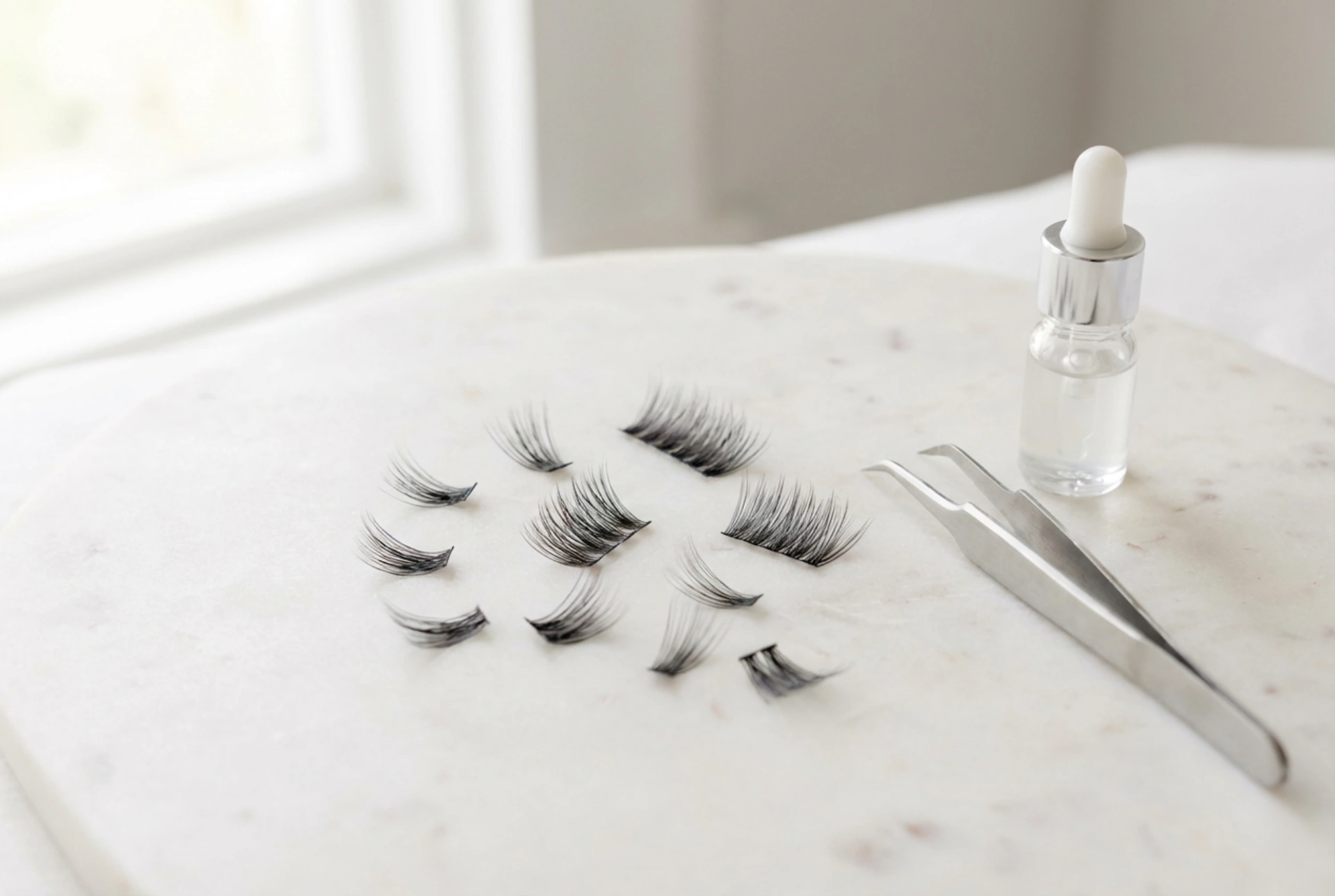 Faux-cils en bouquets : comment choisir la densité et maîtriser la technique de pose