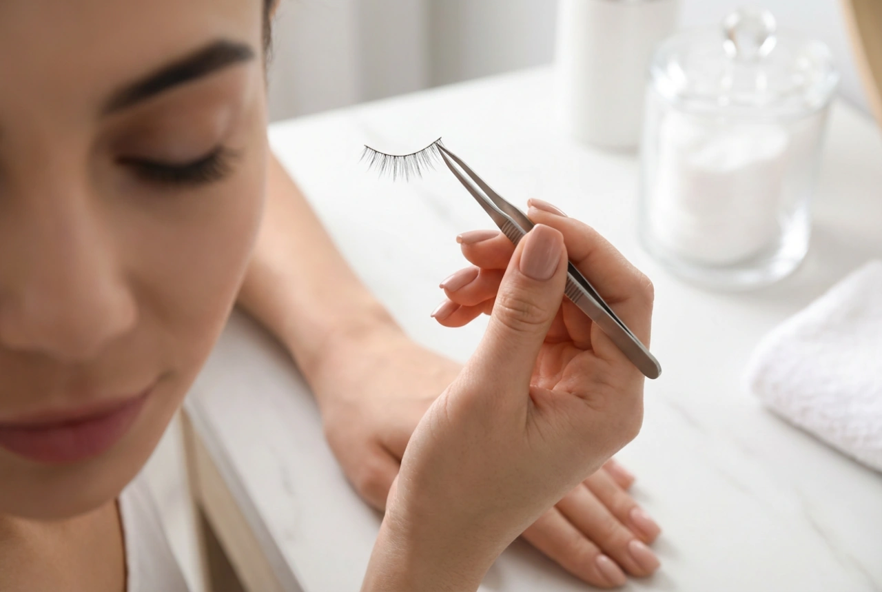 Faux-cils : préparation, application et retrait étape par étape